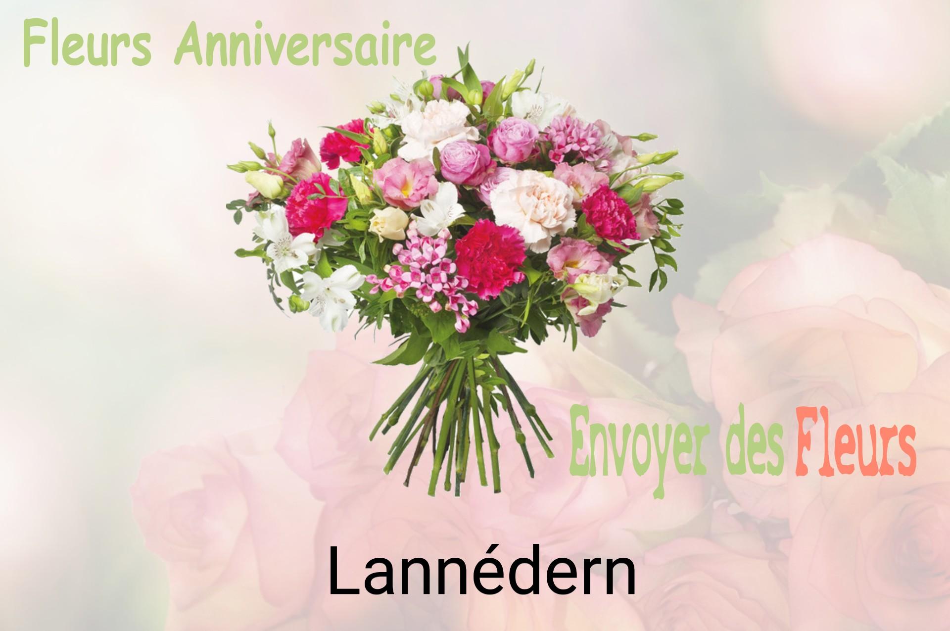 Bouquet de fleurs d’anniversaire livré à Lannédern