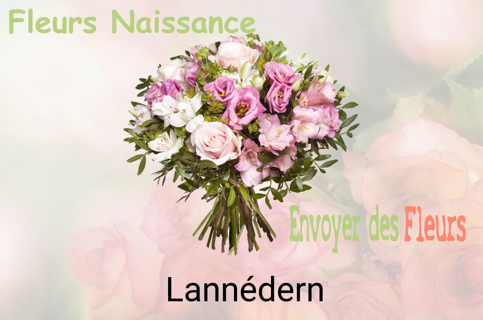 Bouquet de fleurs de naissance livré à Lannédern